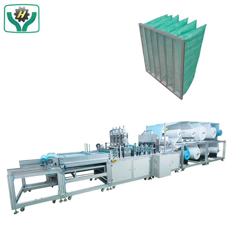 air filter making machine bag HVAC System Synthetic Fiber Air Filter Pocket Making Machine