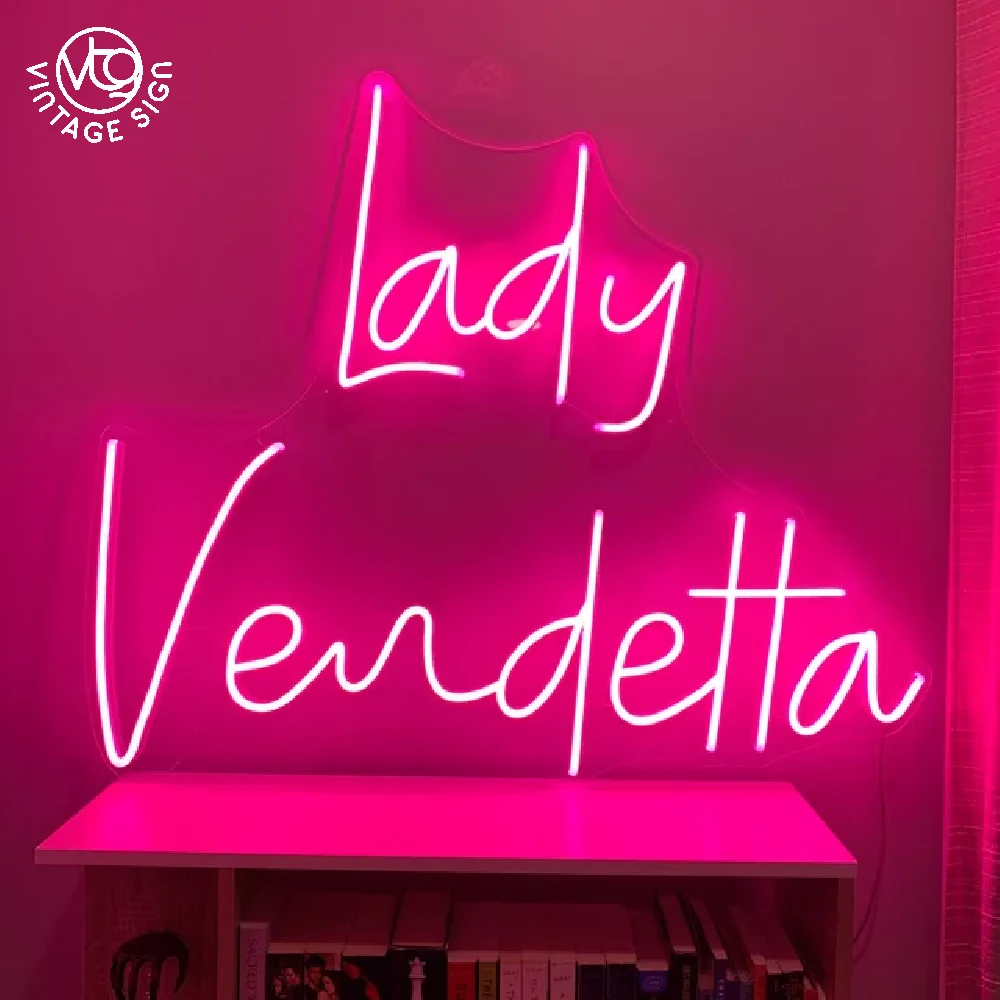 Manufacturers Custom LED Neon Light Wall Mounted Lights Acrylic Luminous Neon Signs Led Signature Neon Light