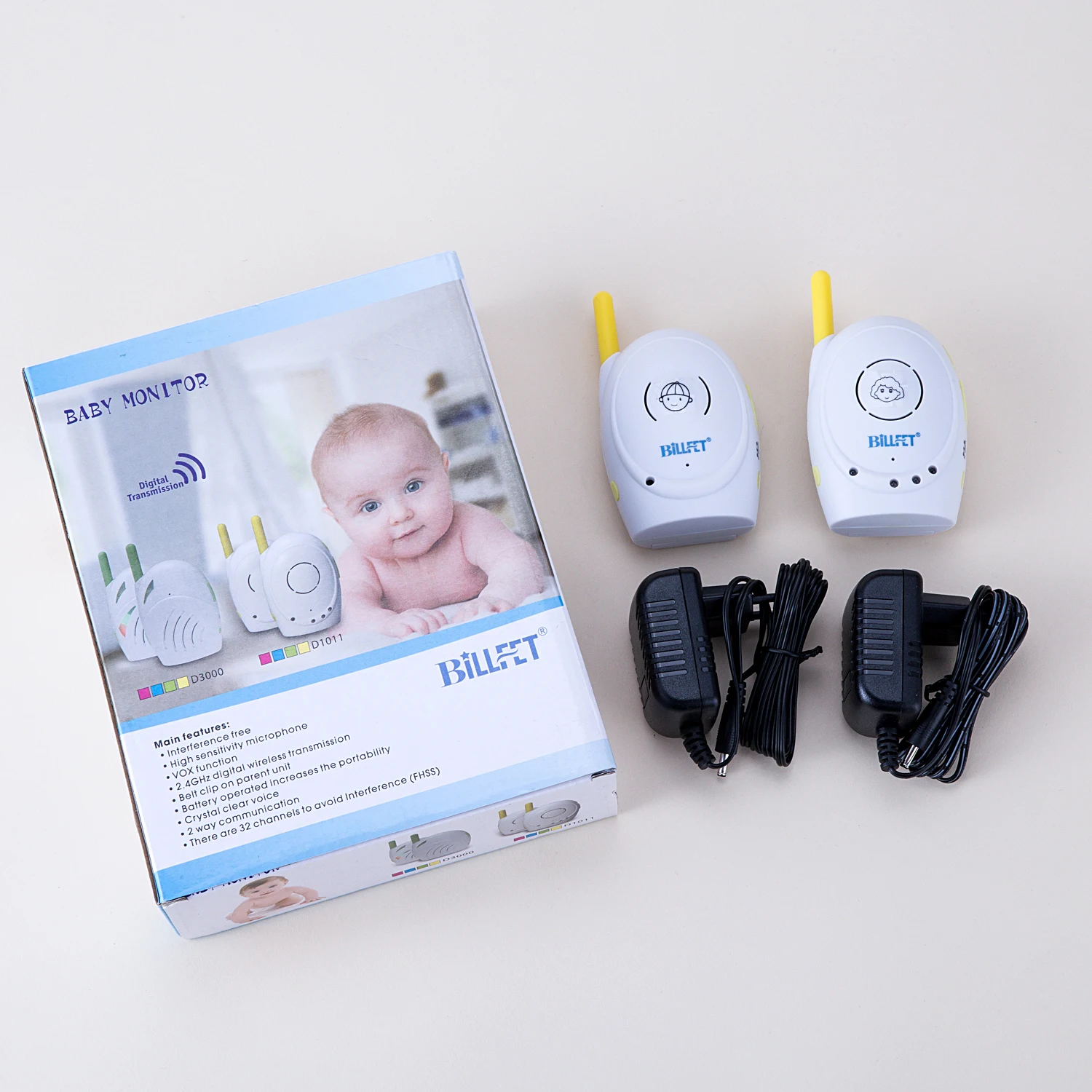 JLT-D1011 Digital vox function audio baby monitor