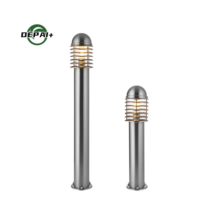 2024 Modern Patio Stainless Steel LED Traffic Security Light Bollards for Parks