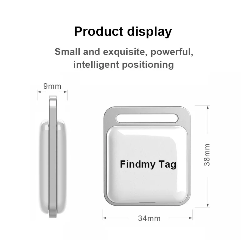 Airtag Find My Device Mini Personal GPS Air Tag Tracker Airtag for Android IOS Locator Finder for Bike Car Wallet key Bag Dog
