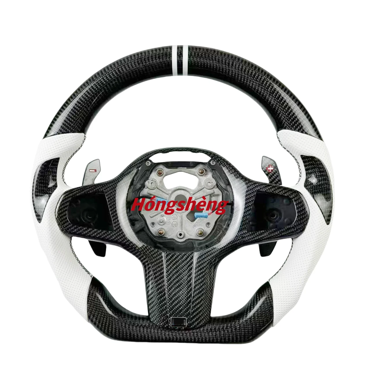 Для BMW X5 G42 G80 G82 M3 M4 M2 G22 G23 G26 G15 G16 G29 G05 G06G07 G20 g21карбоновое кожаное рулевое колесо спортивный стиль