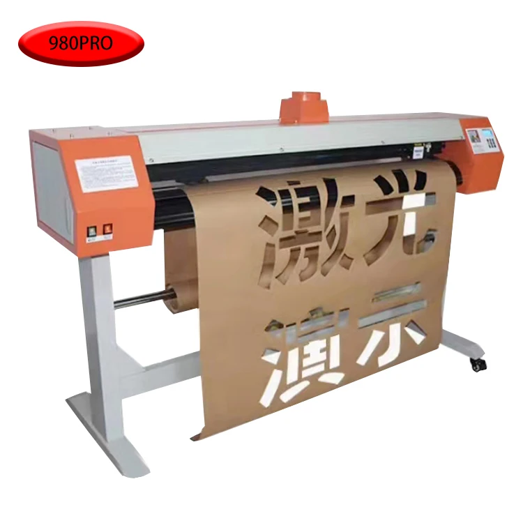 980mm Flock and Flex USB Driver Cutting Machine Graphic Plotter Vinyl Cutter with CCD Camera AutoLaser SingMaster