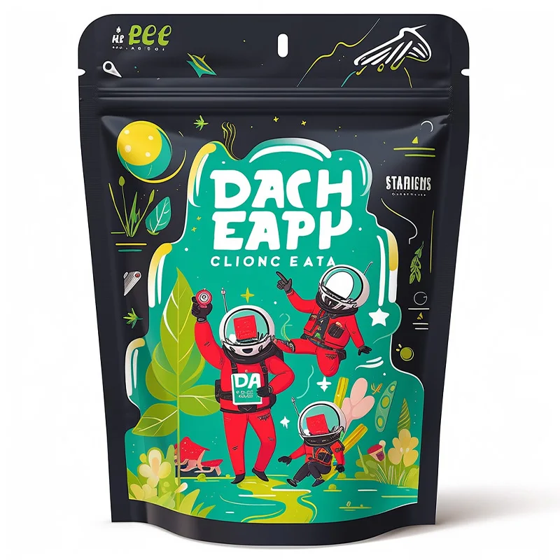 Kalee Custom Printed Mylar Resealable Bags Smell Proof Print Pack Cali Packs 3.5g 7g 14g Bag Pouch Packaging