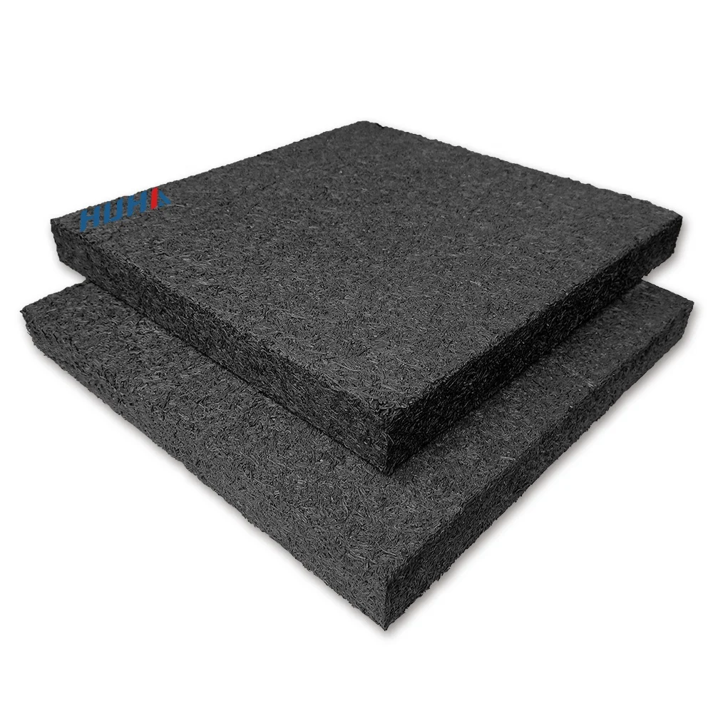 Guangzhou Factory HUHA high quality impact ballistic rubber blocks 50mm strong tensile adhesive strength ballistic rubber tiles