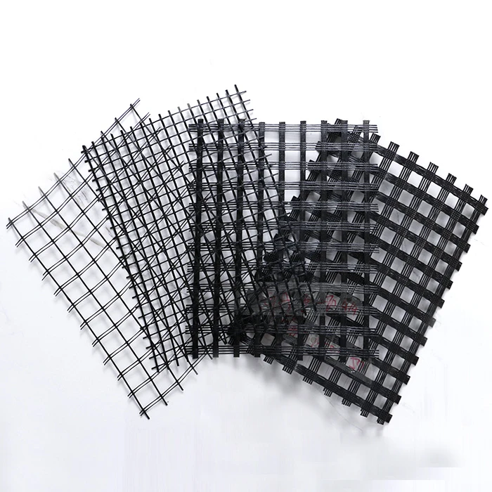 Fiberglass Grid Plastic and PP Reinforced Asphalt Polyester Geogrid for Construction and Paver Pavement