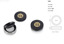 OEM new style plastic loose powder container compact powder case new empty eyeshadow case design 2022