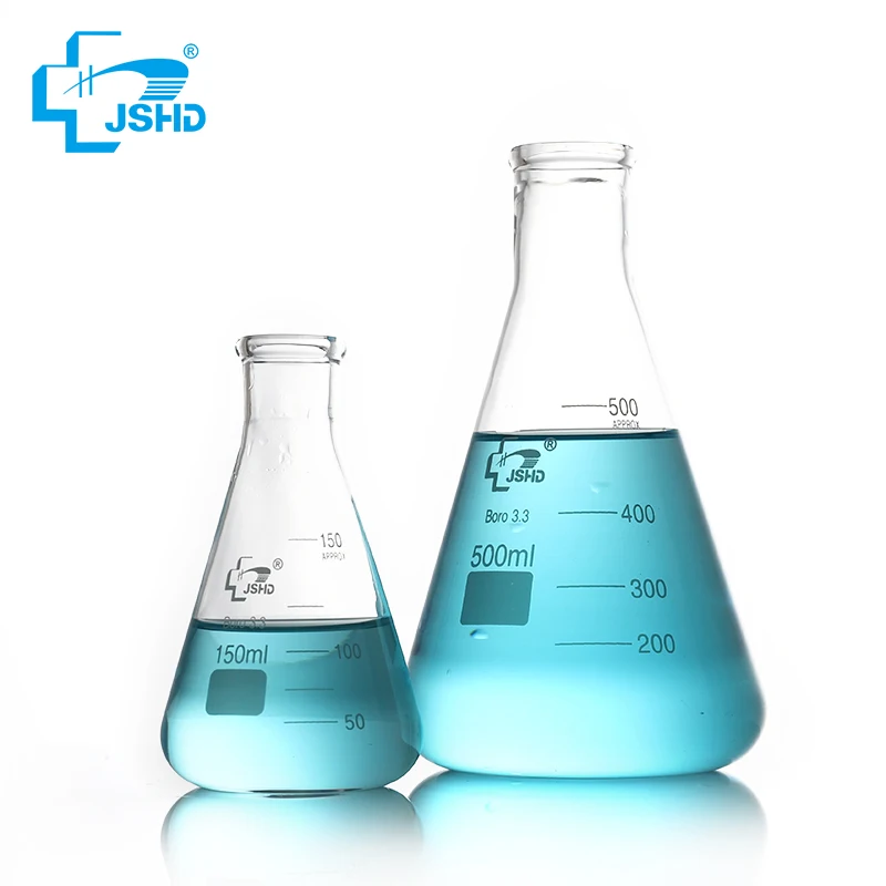  Прямые поставки от производителя бесплатные образцы коническая колба erlenmeyer объемом 2000