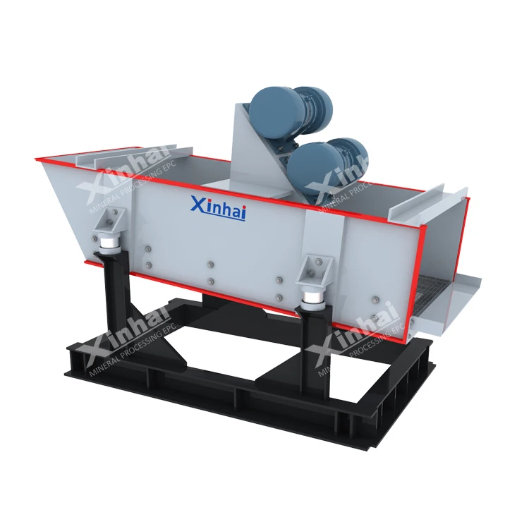 Over 6mm Feeding Size Mining Double Deck Vibrating Screen , Double Deck Vibrating Screen For Sale