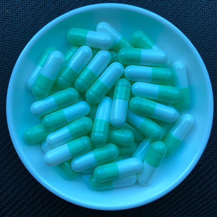 Size 0 1 2 3 4 Printing Vegetarian Colored Hard Pill Empty Gelatin Capsules Capsule Shell
