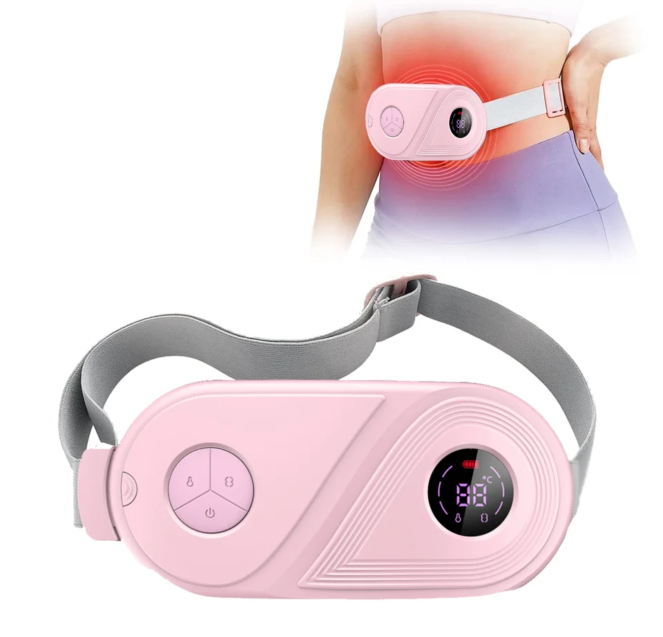 portable period pain massager menstrual relief heating belt