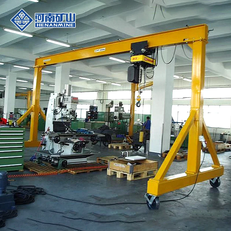 Height Adjustable Portable Mobile Gantry Cranes