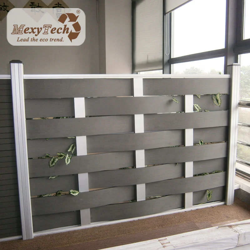 cheap wood plastic composite wpc picket fence