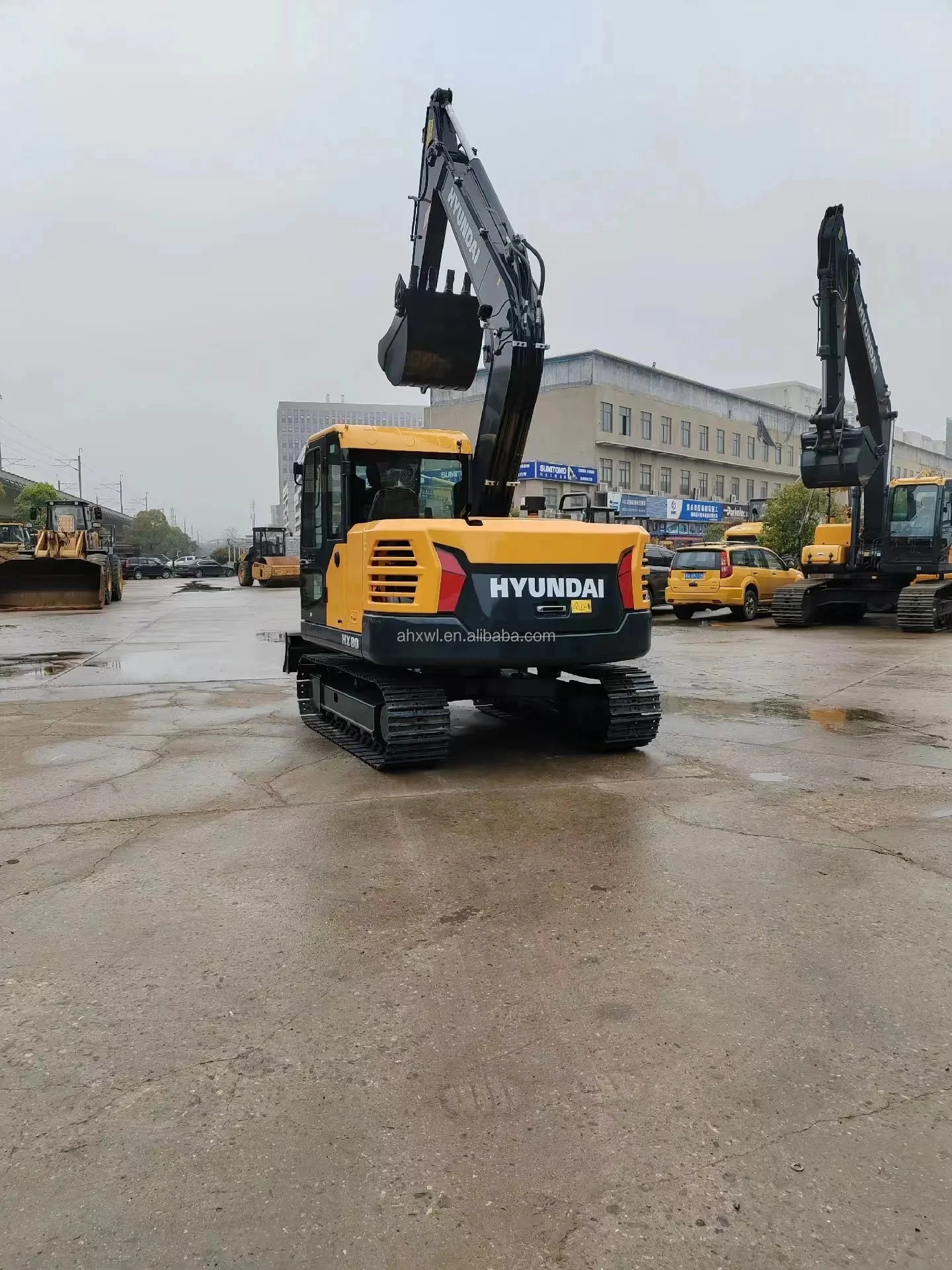 Hyundai Hx80 гусеничный экскаватор оригинальная современная низкая цена б/у гидравлическая техника альтернатива новому экскаватору