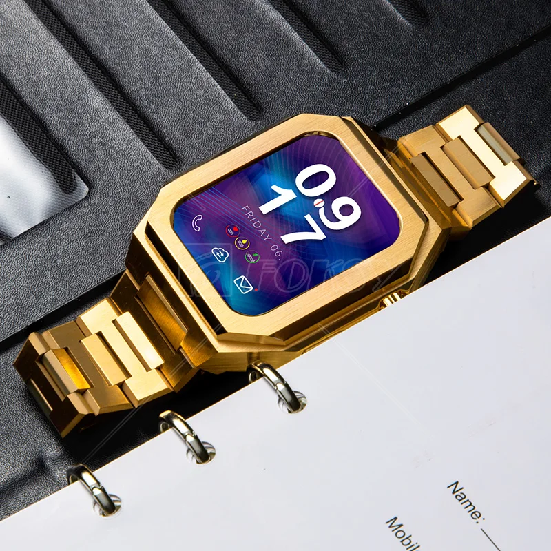 Protective Leather Band Strap 38/41/44/45mm Screen Cover Watch Case