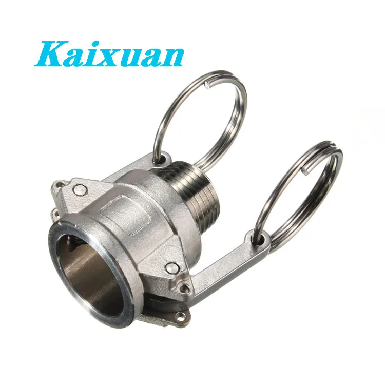Factory Price Stainless Steel ss304 ss316 1/2' -- 6' Quick Connection Fittings female thread Camlock & Groove Coupling Type-B
