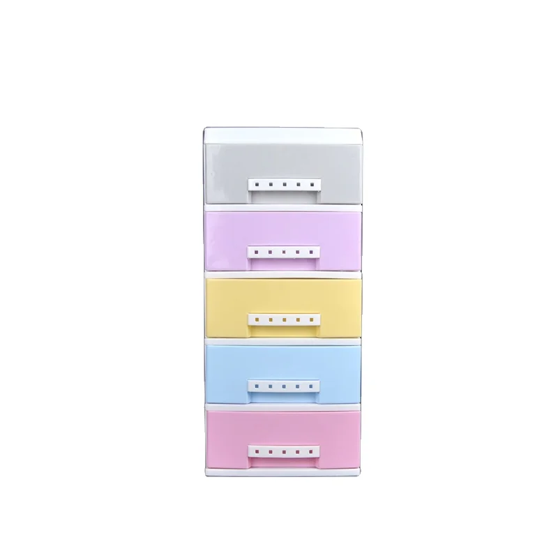 5-tier Office Storage Box Baby Cabinet Plastic Drawer with High Quality Desktop