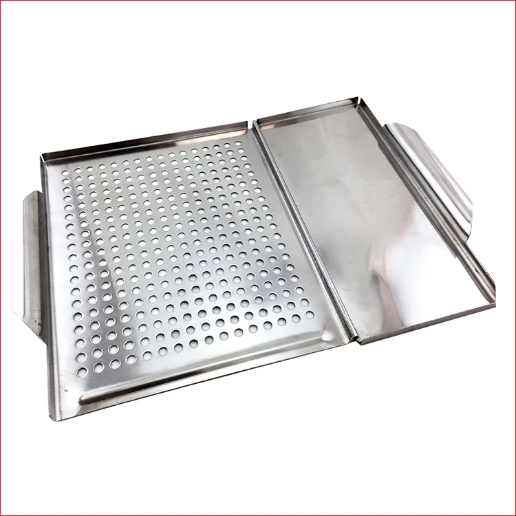 Barbecue Grilling Grid Plank Saver Stainless Steel BBQ Grill Topper