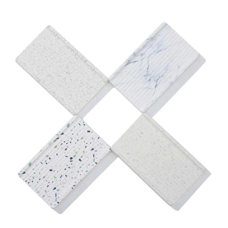 3D UV Printed Diatomite Soap Dish Natural Soap Tray for Bathroom