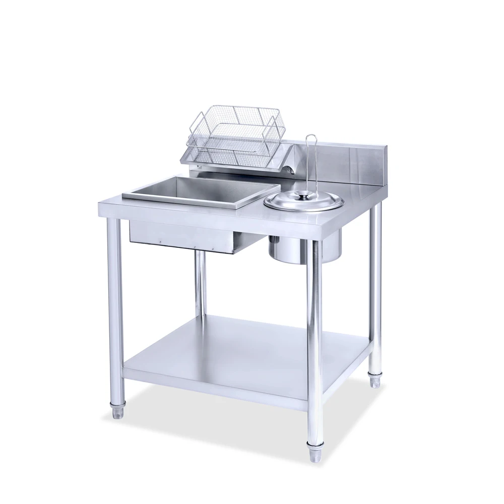 Hot Sale Commerical Kitchen Breading Table Machine KFC Breading Table  for Fried Chicken