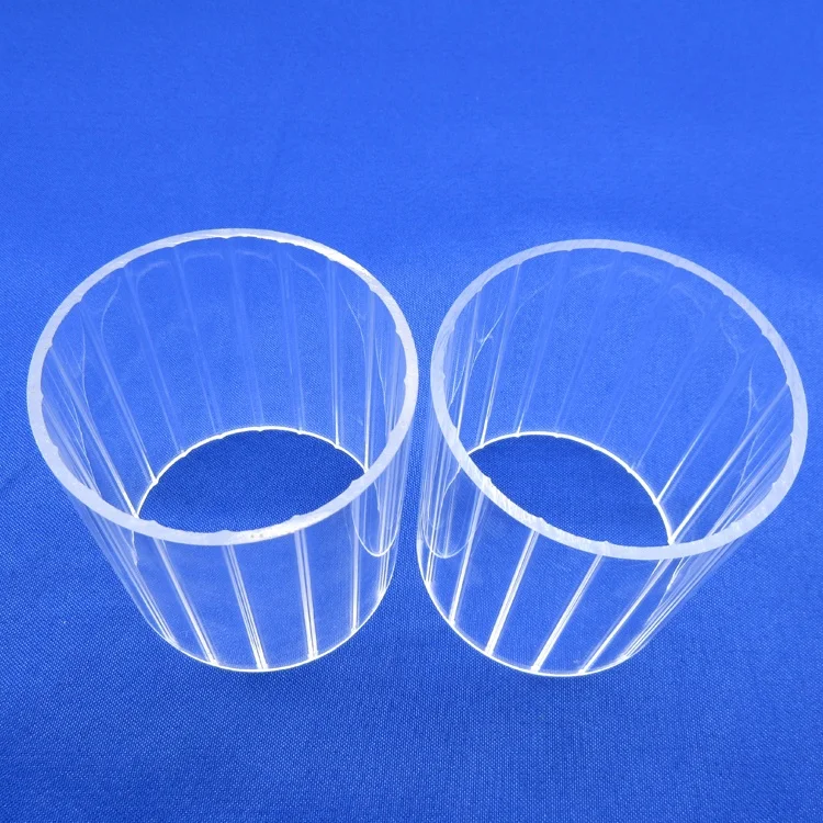 clear plastic cylinder oval tube