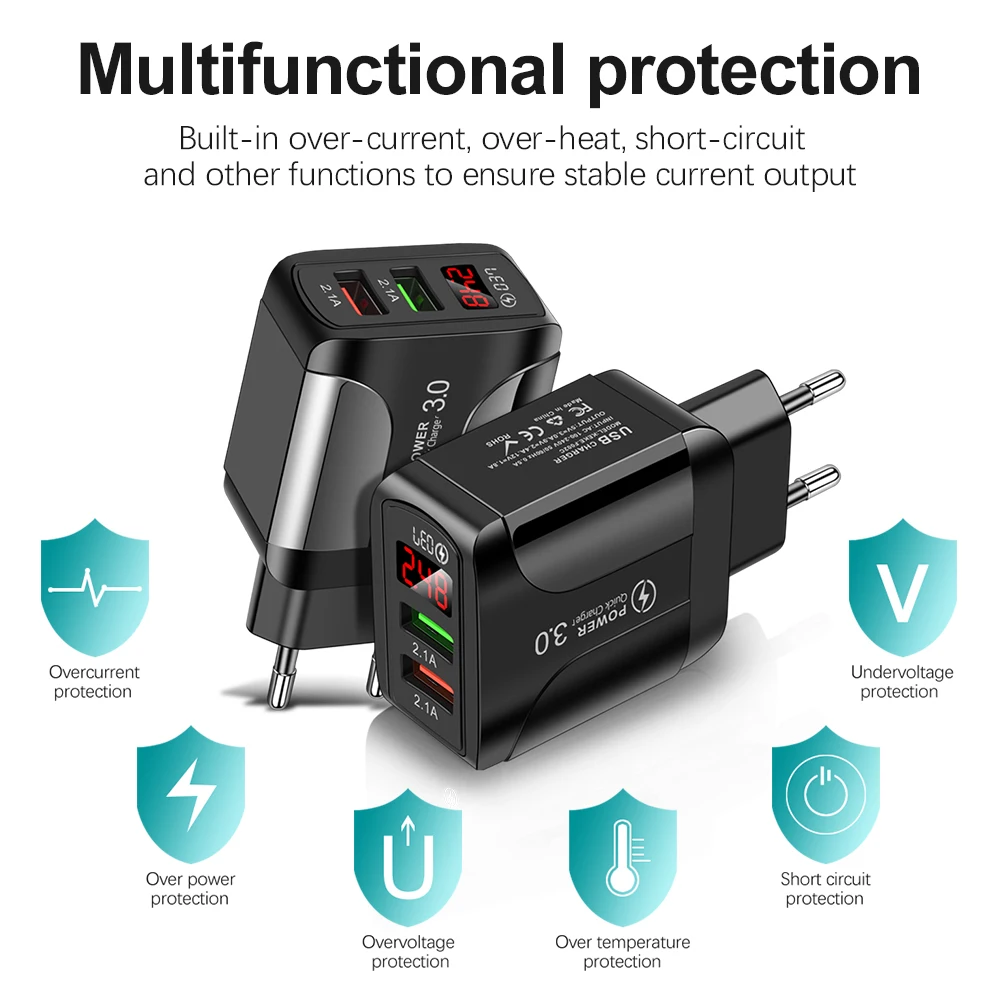  Универсальный 5V 2.4A donble USB адаптер для путешествий мобильный телефон смарт-зарядное устройство iPhone планшета зарядное с 2 usb портами US/UK/Сетевое