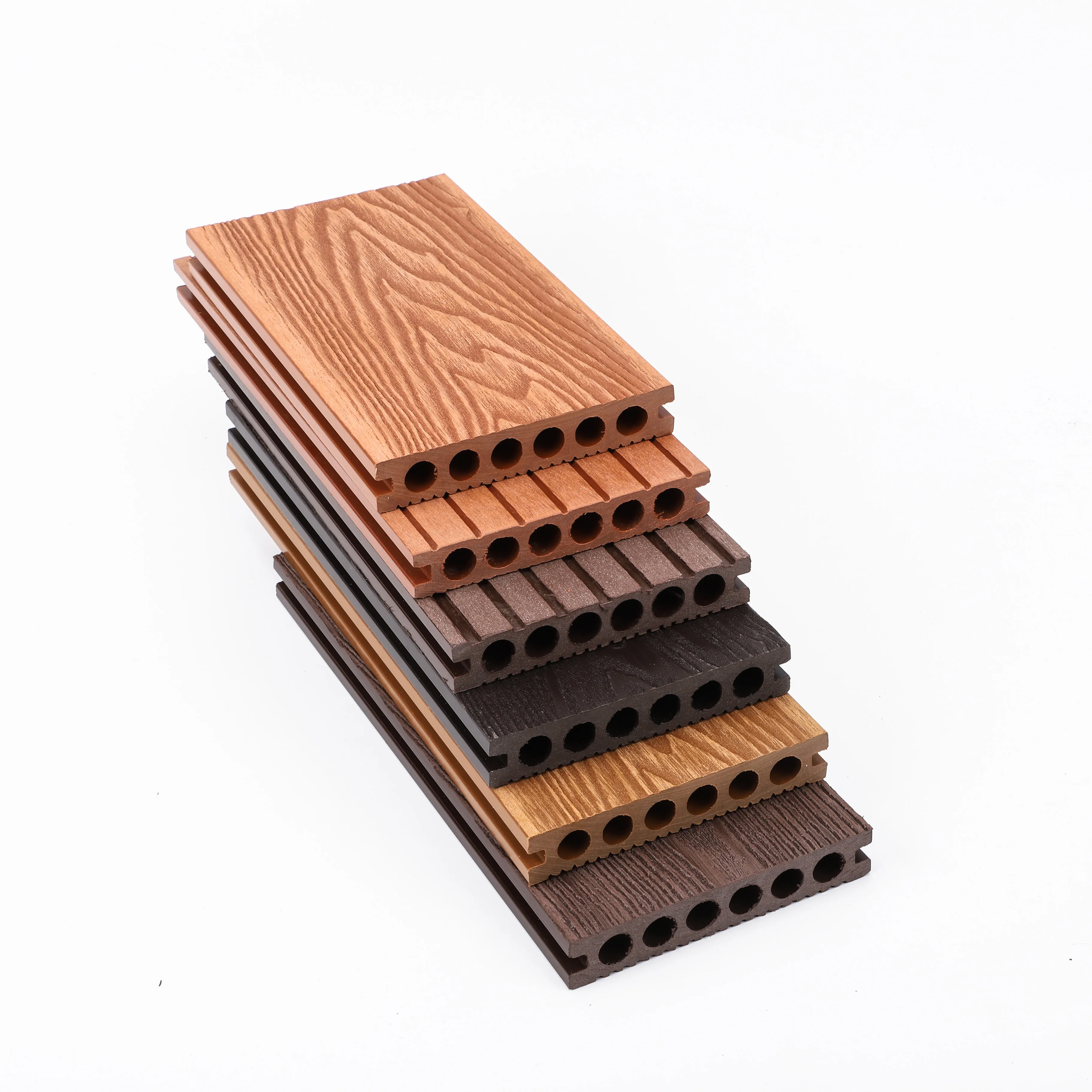 Supply Wood plastic synthetic WPS decking with wooden texture