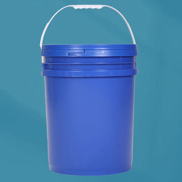 Plastic Pail 5 Gallon Plastic 20 Liter Storage Plastic Bucket Oval Pail Custom Paint Bucket Printed Label Chemical Barrel