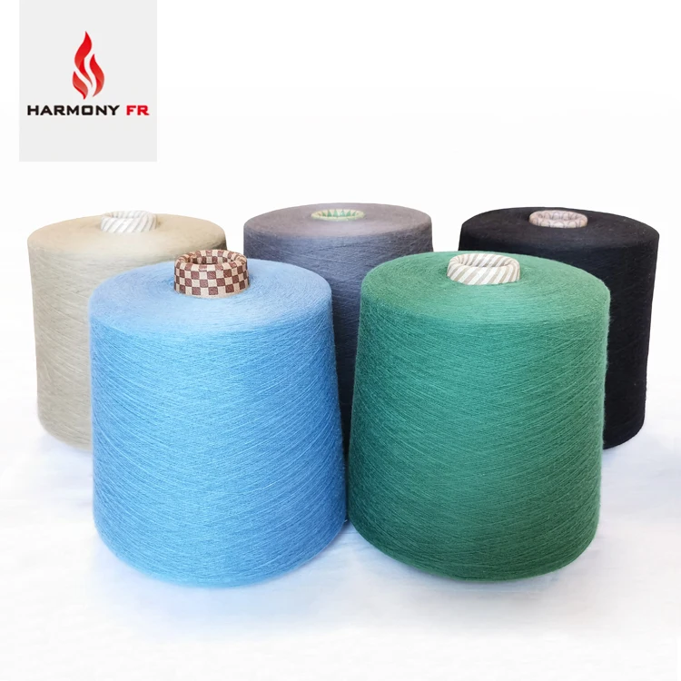 Cotton Modacrylic Flame 100% Spun Weaving Para-aramid Fire Retardant Sewing Thread Fireproof Filament Para Meta Aramid Yarn