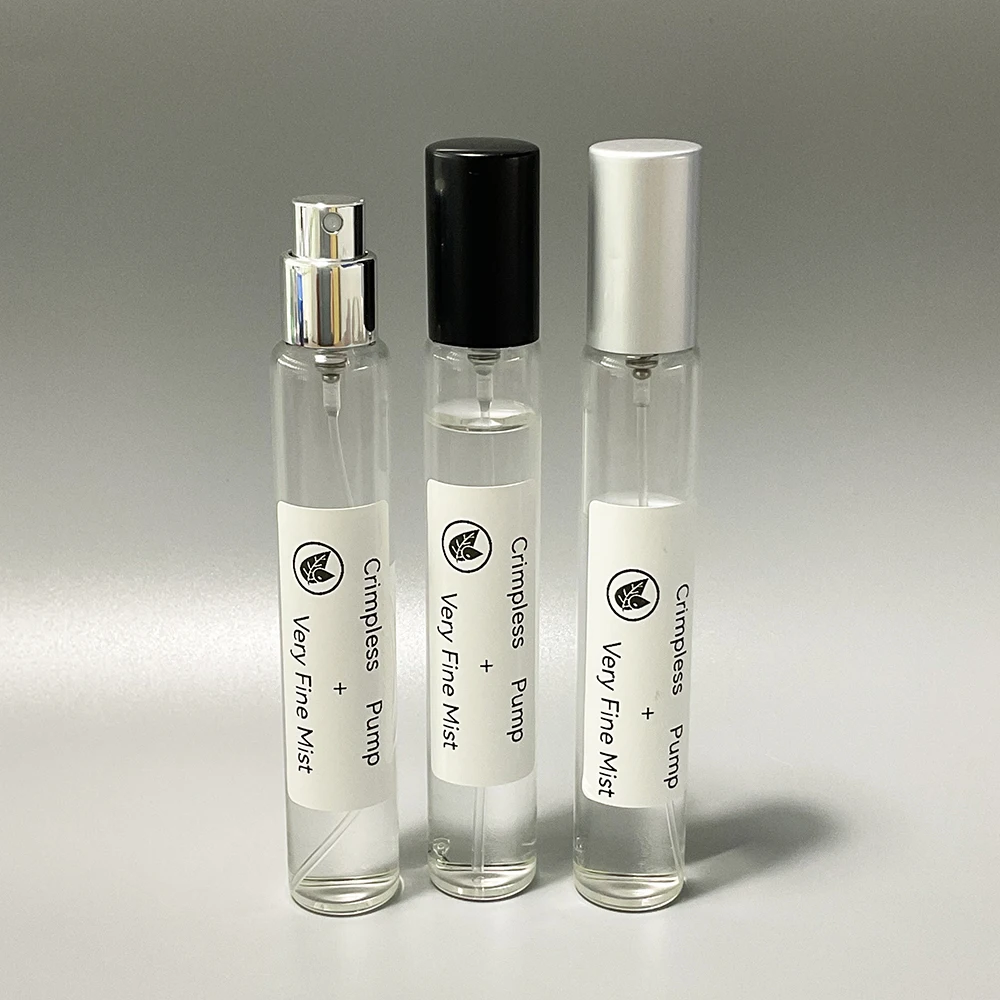 Luxury wholesale 20ml 25ml 30ml empty clear spray glass bottle  perfume pen 15/400 perfume sample bottles