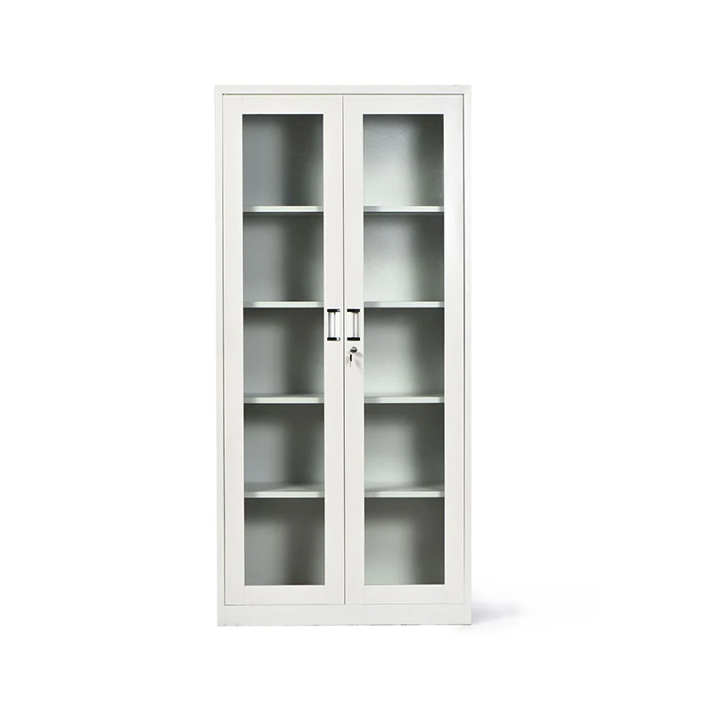 Tall Metal Storage Cabinet Lockable Steel Storage Cabinet with Doors and Shelves for Office Garage Home