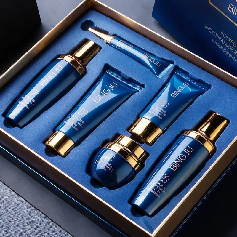 Factory wholesale polypeptide nicotinamide 6-piece moisturizing and brightening skin care set