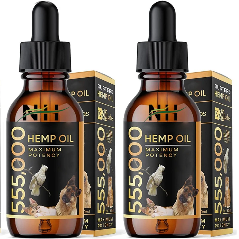 OEM/ODM Pets Essential Hemp Oil for Dogs 1500mg Hemp Seed Oil Pet Health Care Supplements Organic Anxiety Relief
