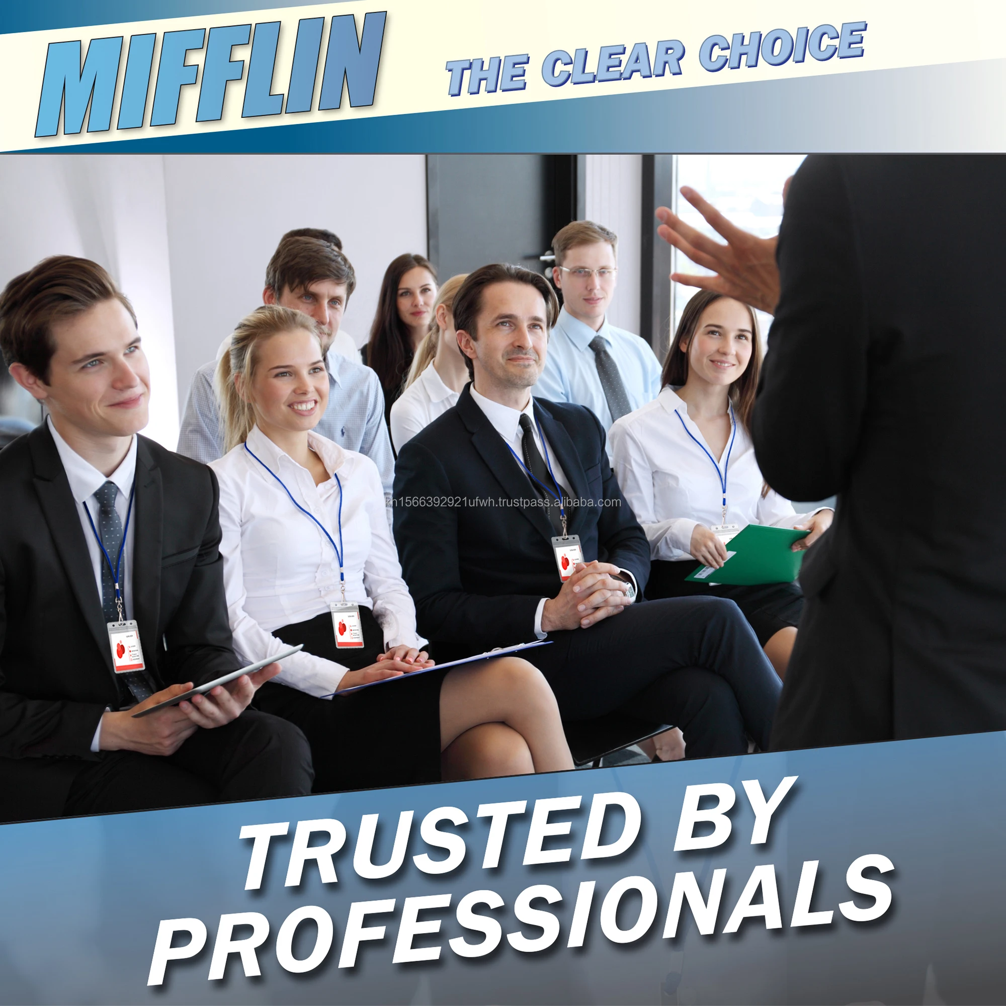 Custom Made Top Quality Hand Made Embroidery Water Proof Transparent Plastic 12 Pack 3.5x2.25 Vertical Badges From Cambodia