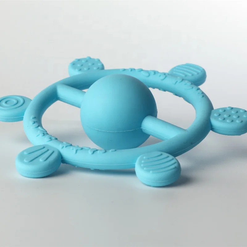 Оптовая цена, не содержит Бисфенол А, органические мягкие детские игрушки из пищевого силикона для прорезывания зубов