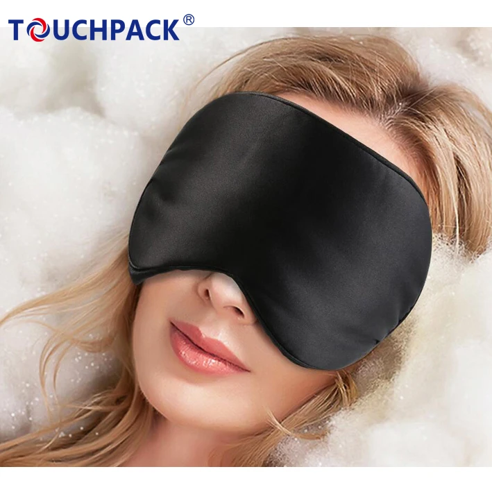 Promotional Gift Satin Sleeping Eye Mask Silk Eyemask Set
