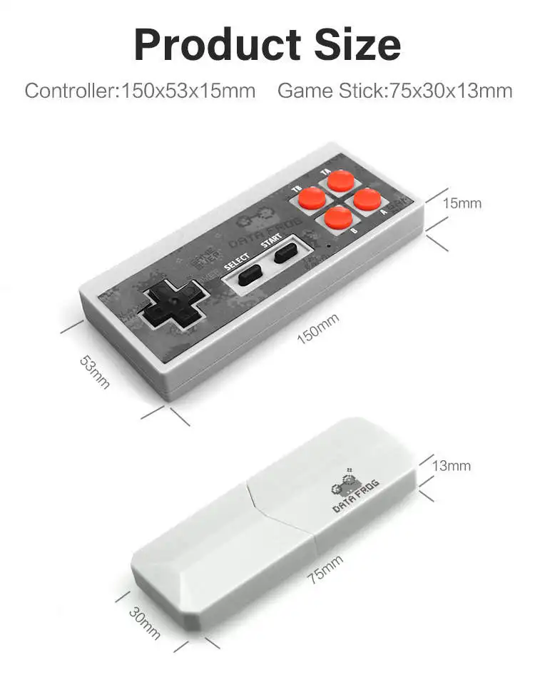 Мини игровая консоль consoleTV, игровая консоль Y2 HD, беспроводная двойная консоль