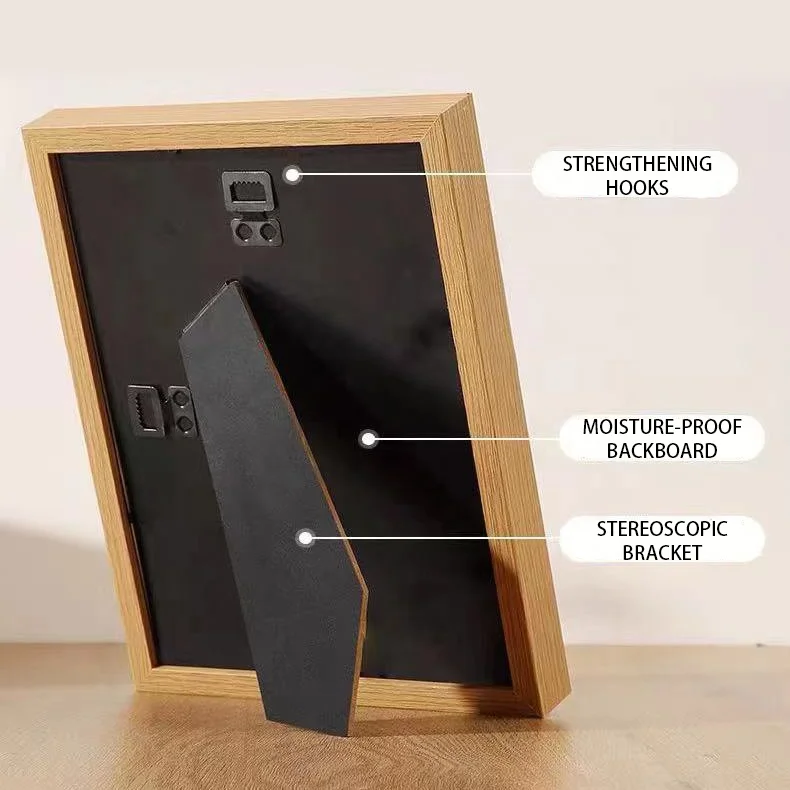 Современная картина Winfeier мой первый год MDF из орехового дуба деревянная рамка для фотографий с индивидуальным логотипом