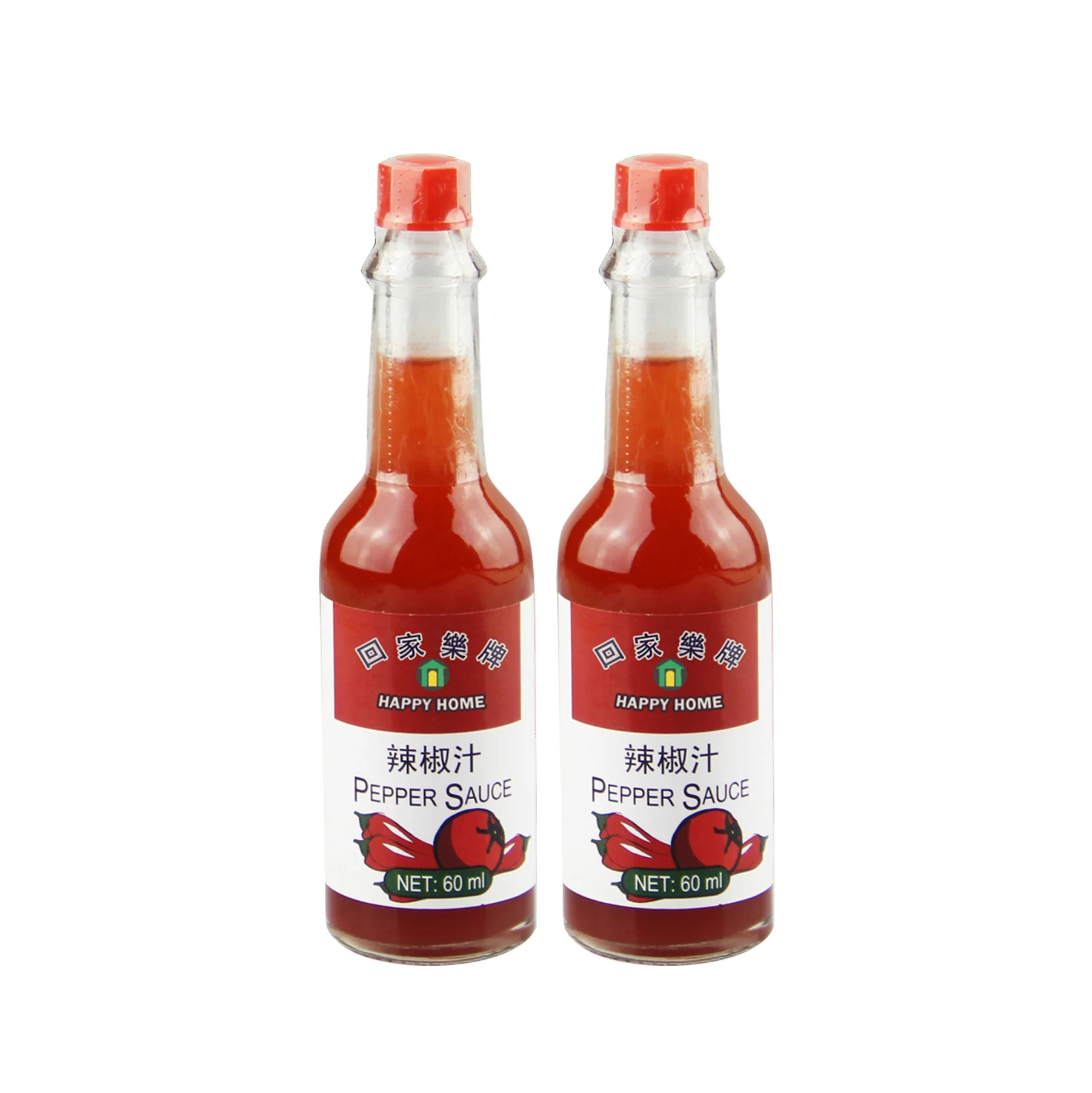 JOLION Bulk  Non-GMO OEM brands Mexican Flavor Red Chilli hot pepper Wholesale Tabasco Sauce 60ml