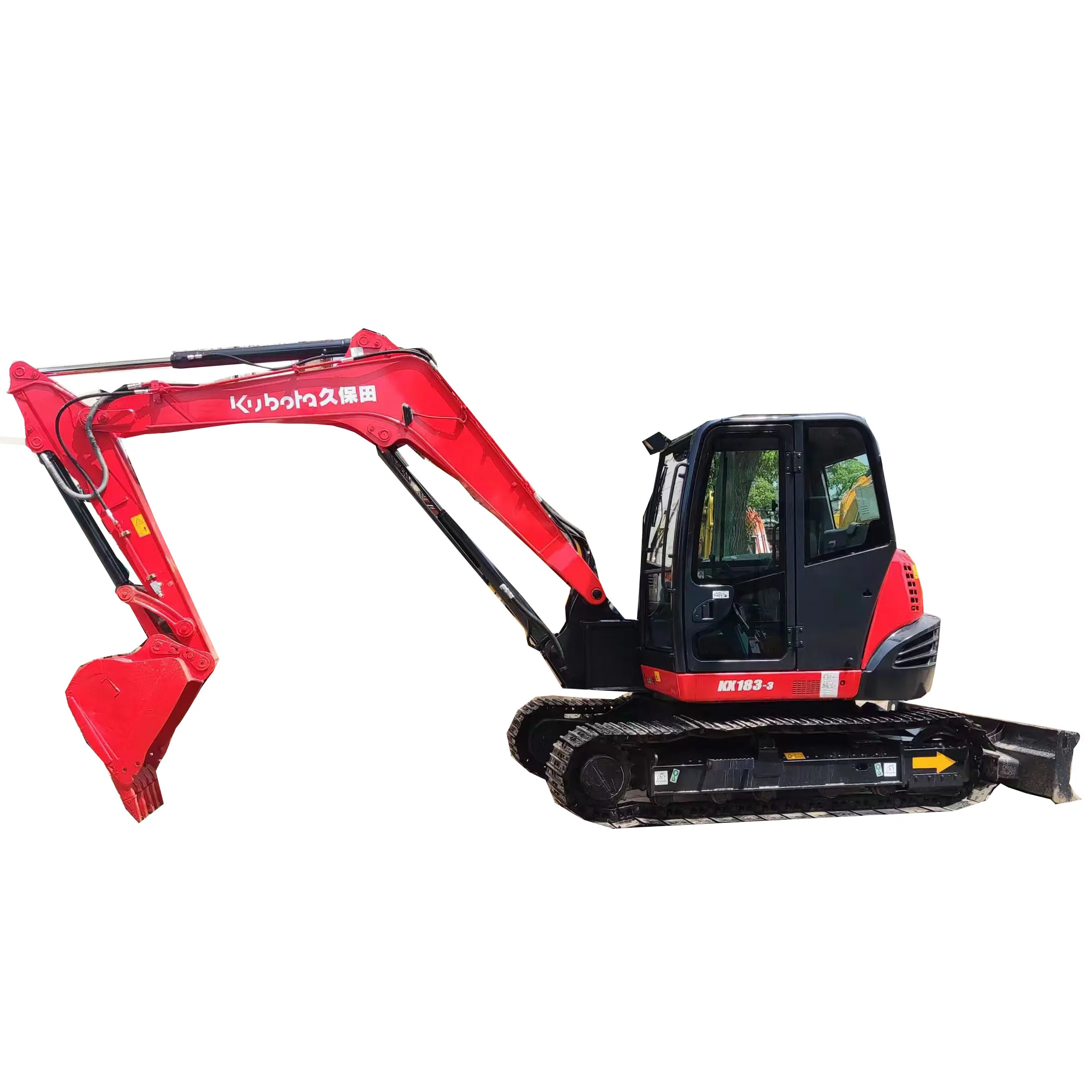 8.35 TON Japan Original Brand Hydraulic excavator used excavators caterpillar Kubota 183-3 crawler digger high quality for sale