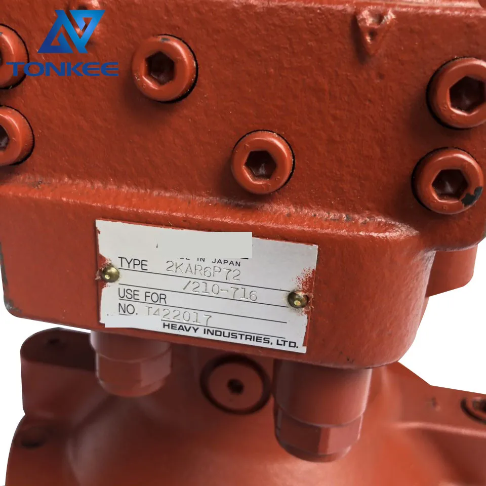 original new M2X63CHB-13A-79255 2KAR6P72 swing hydraulic motor CLG915D excavator swing motor unit KPM suitable for LIUGONG