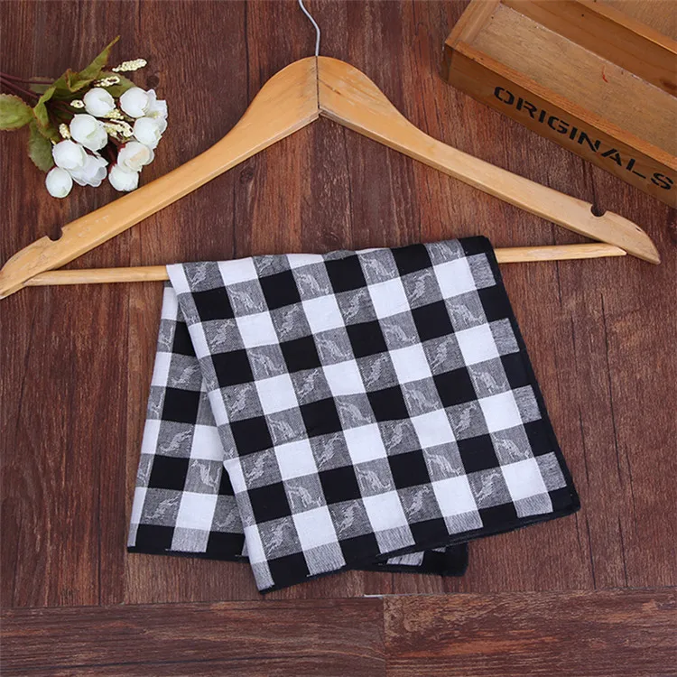 
Manufactures Cheap Small Men 100% Cotton Plain Square Handkerchiefs 