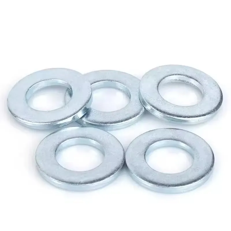 Factory Wholesale High Quality Zinc Galvanized Washer Flat Metal Washers Flat Washer M14/M16/M20/M22
