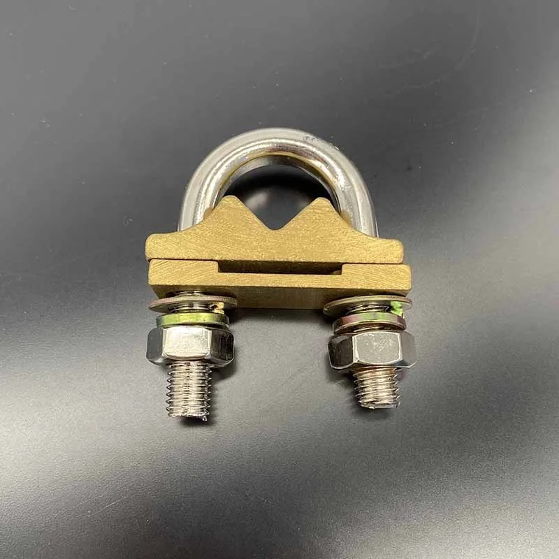 Ground Rod Clamp U Bolt grounding clamp for Earthing