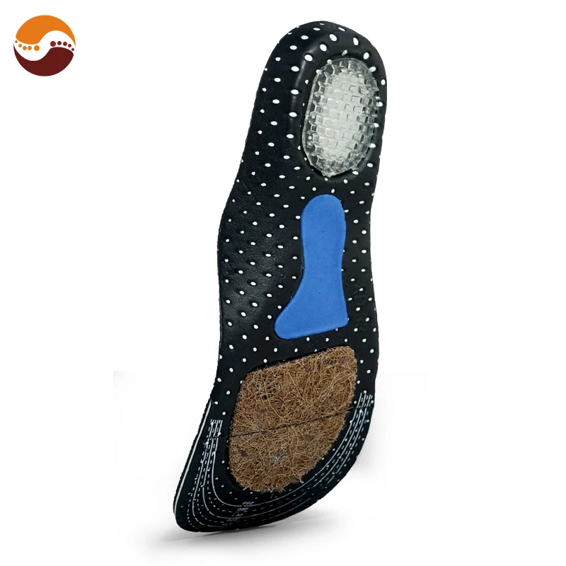 Wholesale High Elastic EVA Silicone Coconut Silk Insoles Breathable Shock Absorption Honeycomb Insoles Sports Insoles