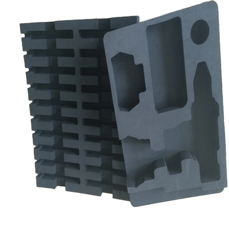 China factory custom die cut 100% Grip Guaranteed hard red EVA Foam Material Packaging Box EVA case