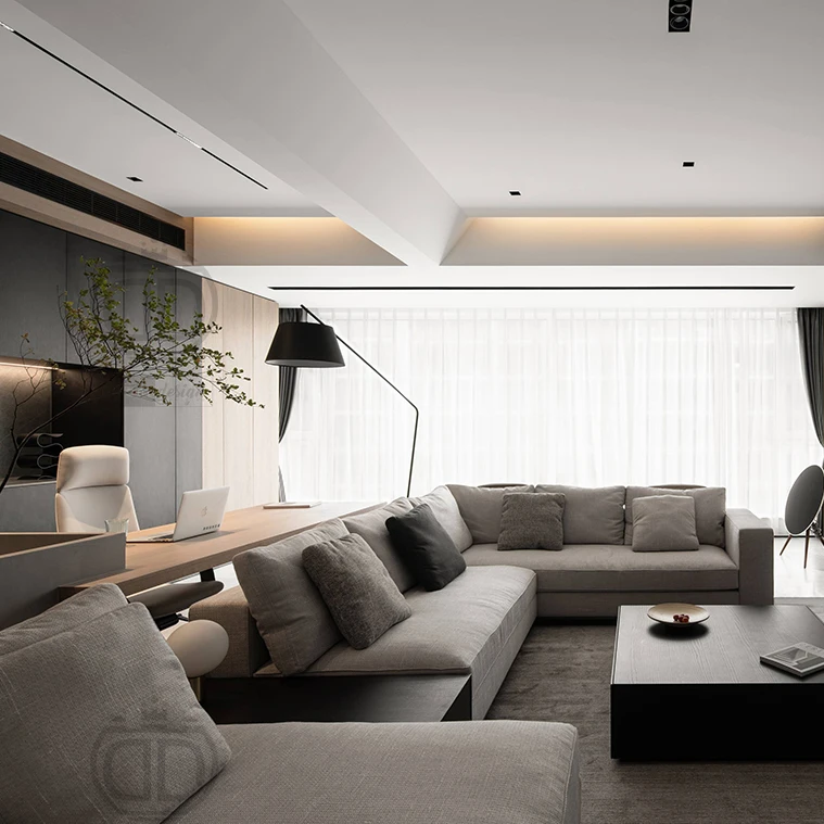 Nordic luxury big Italian sofa designer living room sectional corner sofa furniture living room