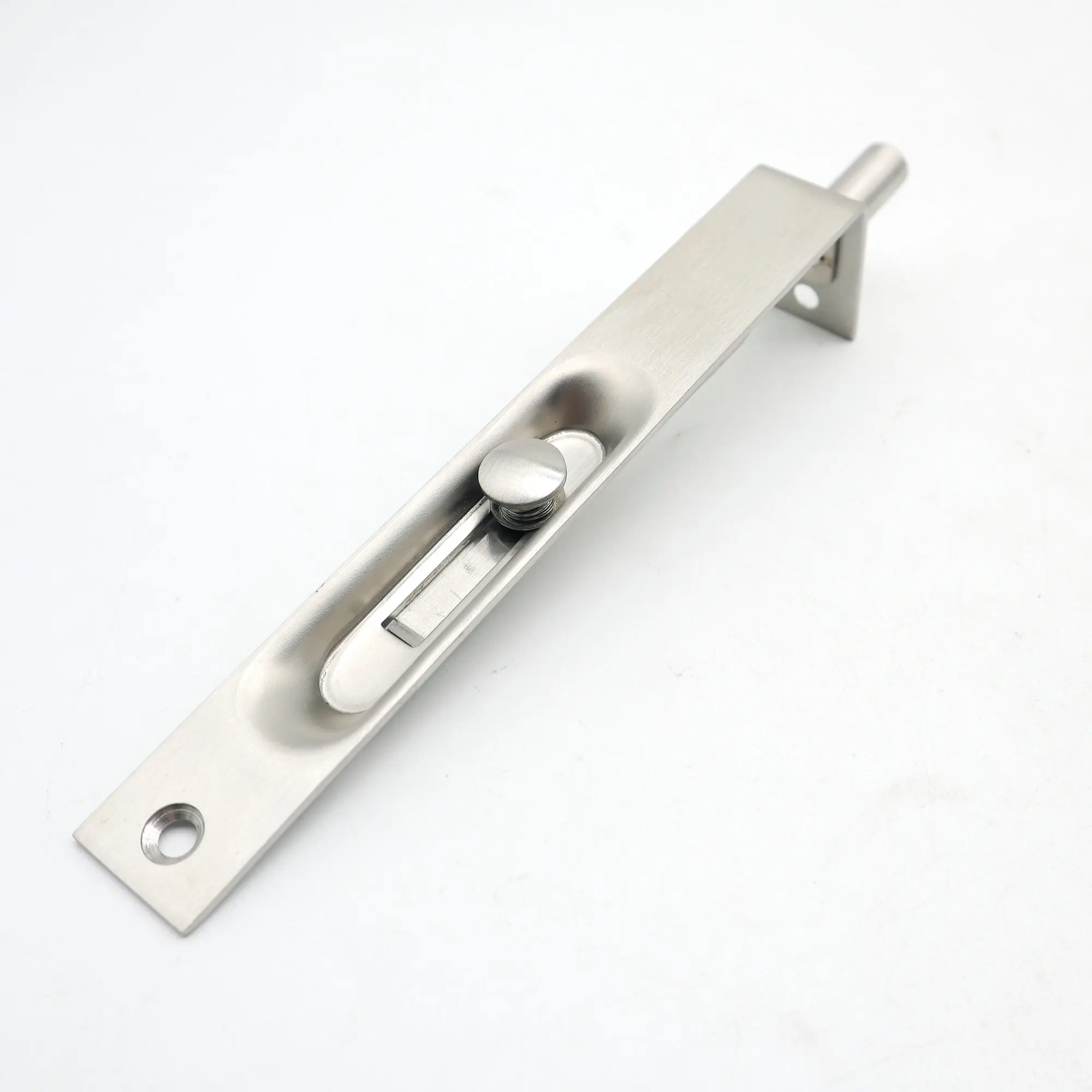 L Shaped Flush Bolt Slide Lock Bolt Steel Concealed Tower Bolt