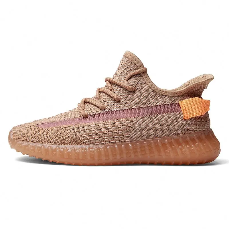 
SANMAOHigh quality China wholesale breathable fly weave sports shoes outdoor casual shoes men Yeezy 350 V2 shoes 2019 