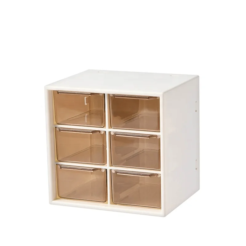 
Desktop Storage Box Multi-cell Debris Storage Box Drawer Type Small Storage Box 
